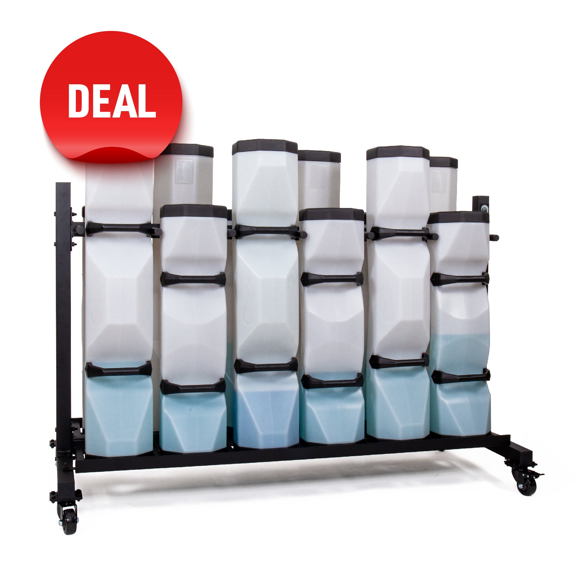 bosu-surge-40-60-storage-rack-rastrelliera-acciaio-12-posti-con-ruote image 1