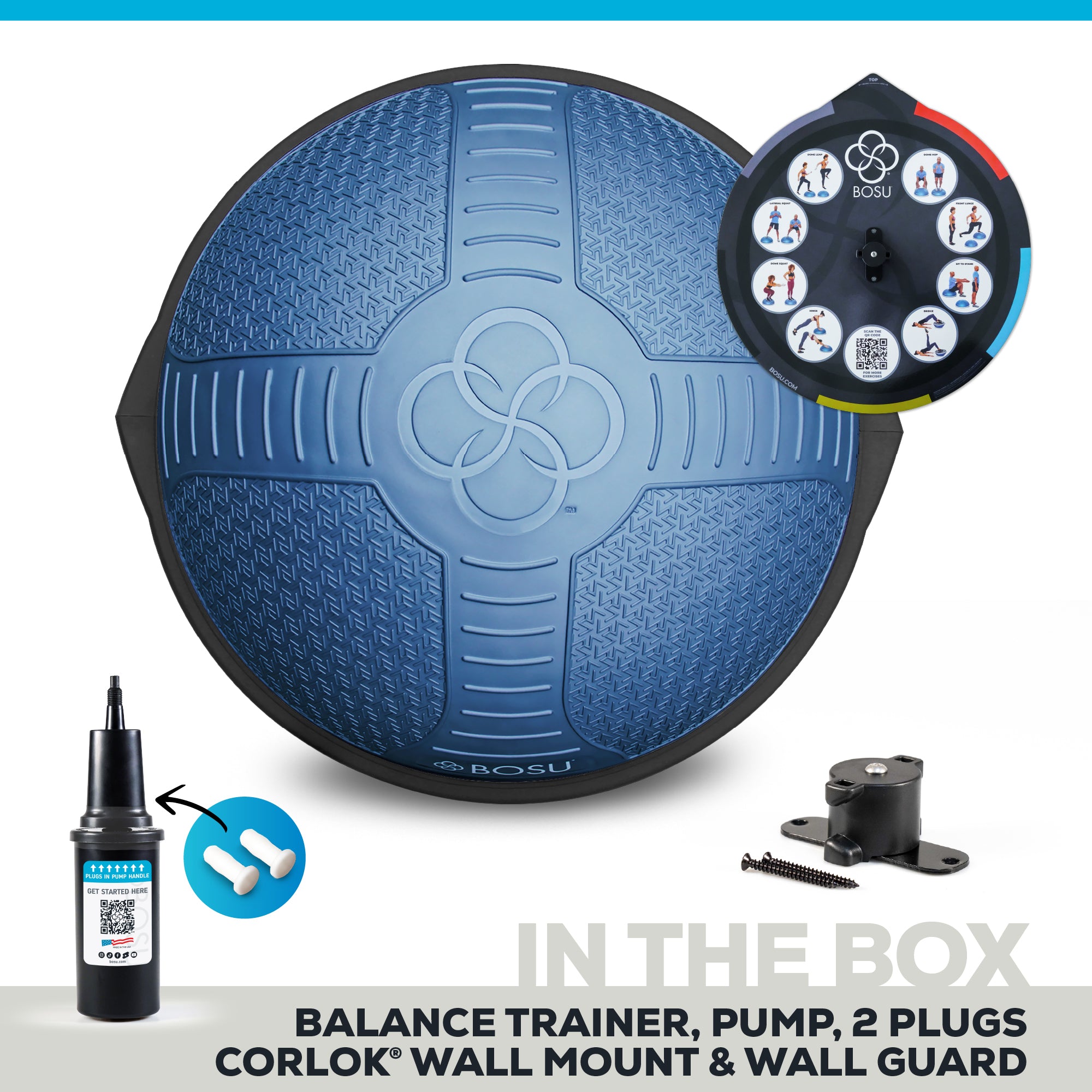 bosu-corlok-nexgen-home-balance-trainer-con-locking-system-e-wall-guard image 3
