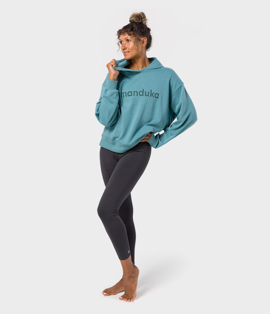 manduka-yin-felpa-con-cappuccio-donna-oversize image 3