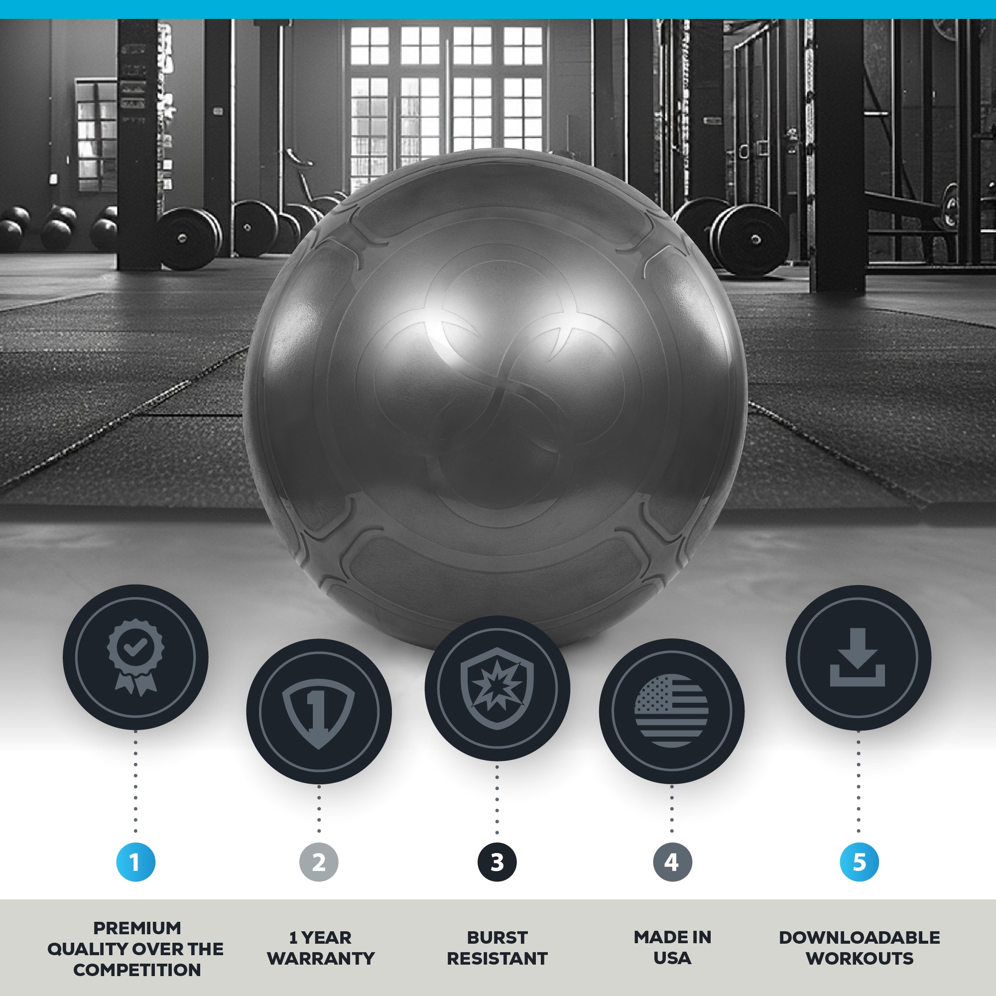 bosu-exercise-ball-55cm-palla-fitness-antiscoppio image 2