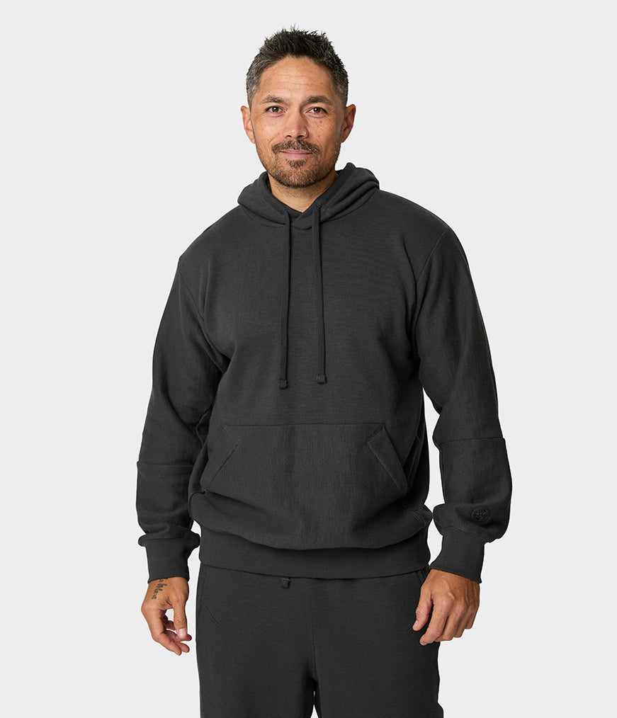 manduka-cas-felpa-con-cappuccio-da-uomo-in-canapa-e-cotone-bio image 1