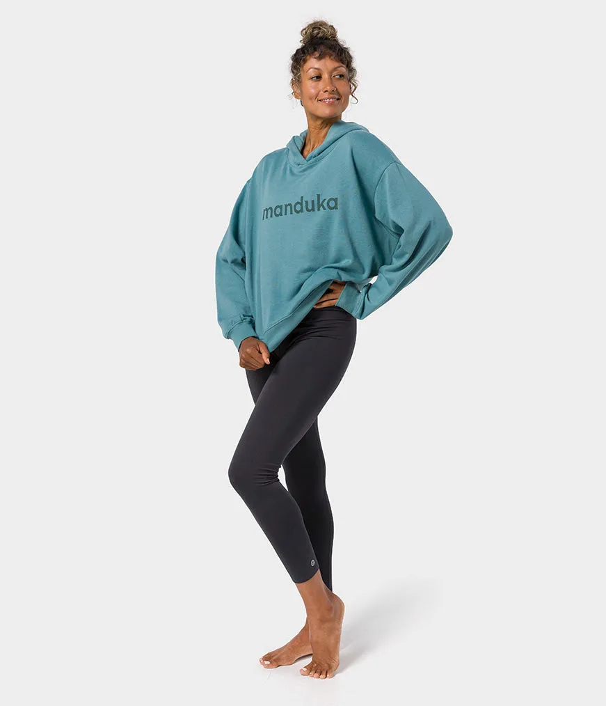 manduka-yin-felpa-con-cappuccio-donna-oversize image 1