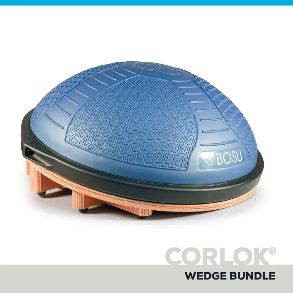 bosu-corlok-nexgen-home-balance-trainer-wedge-bundle image 1
