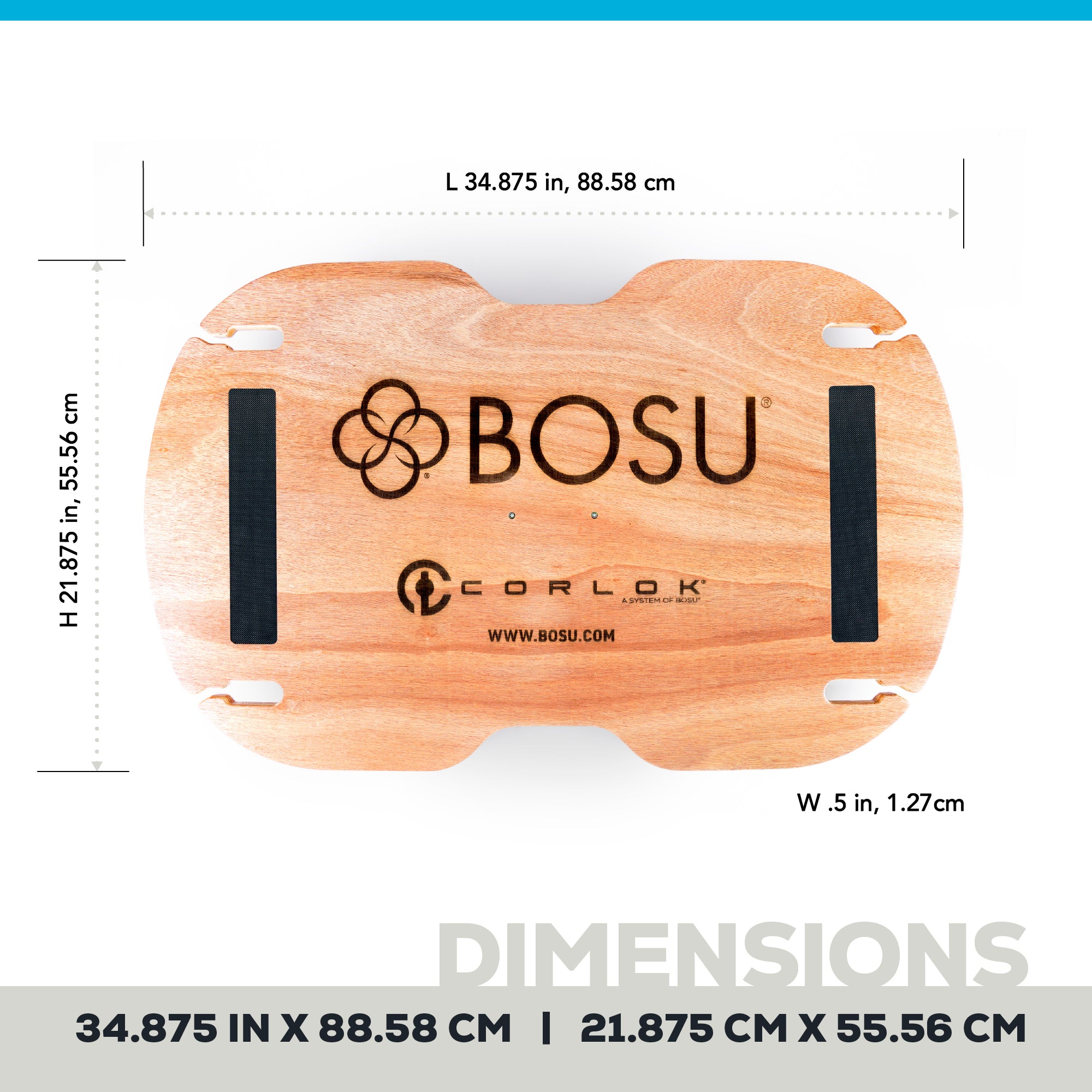 bosu-corlok-nexgen-home-balance-trainer-athletic-platform-bundle image 7