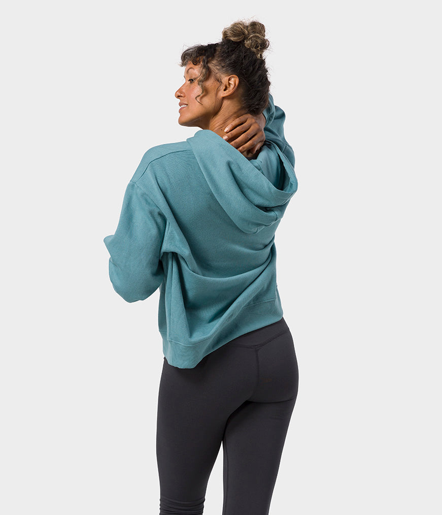 manduka-yin-felpa-con-cappuccio-donna-oversize image 2