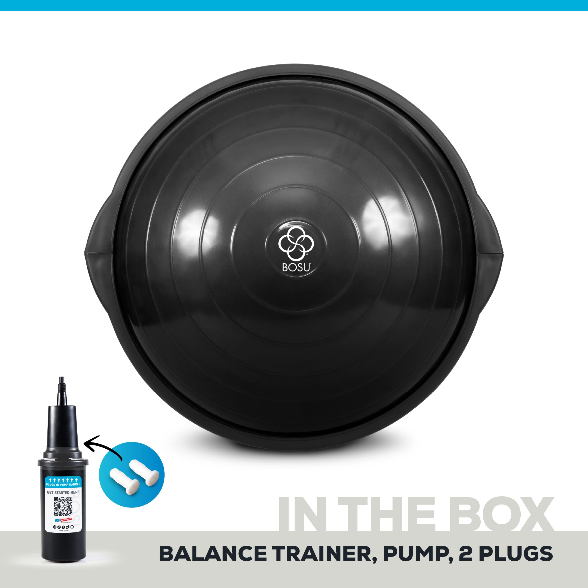 bosu-sport-balance-trainer-50cm-compatto-da-viaggio image 3