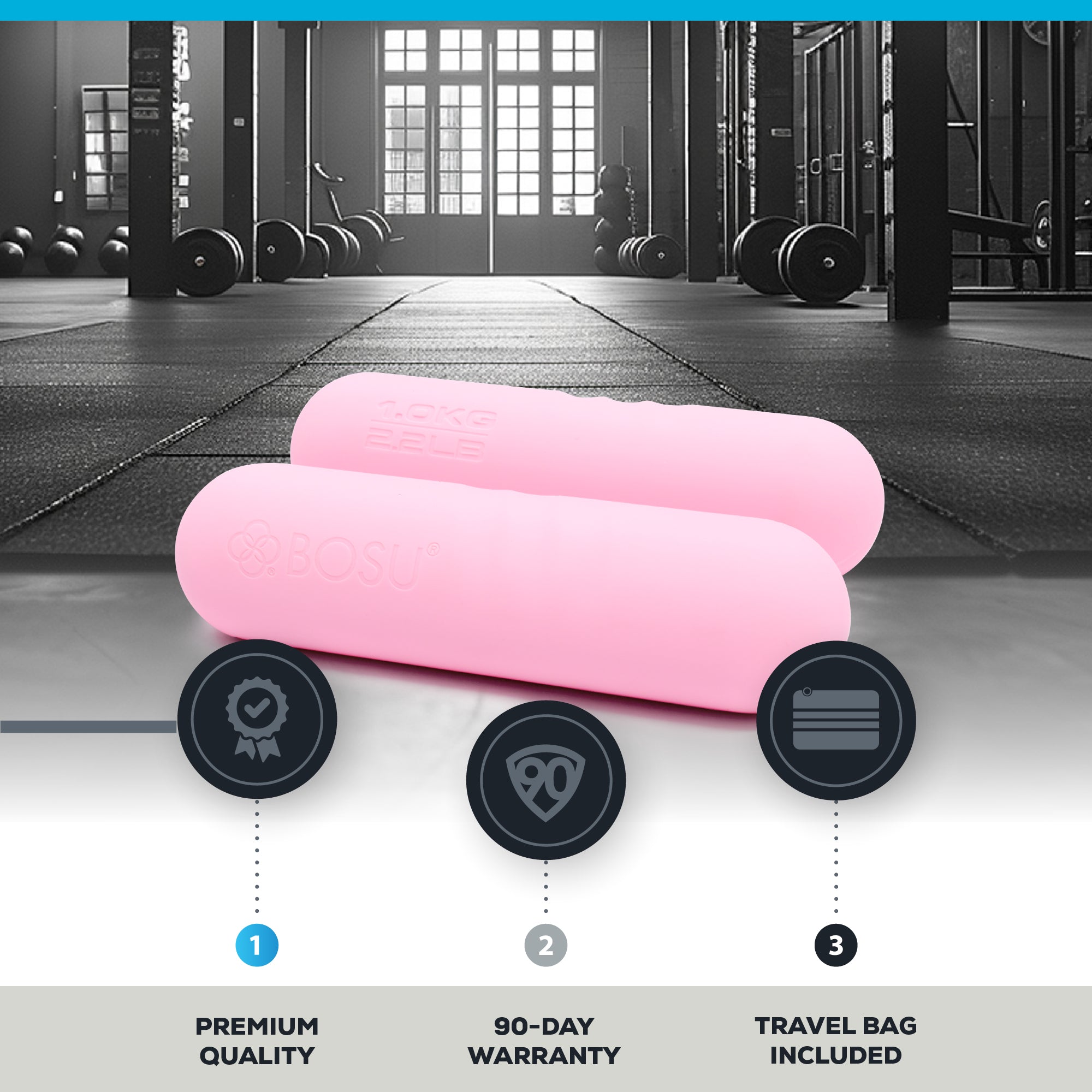 bosu-hand-weights-manubri-1kg-2-2lb image 2