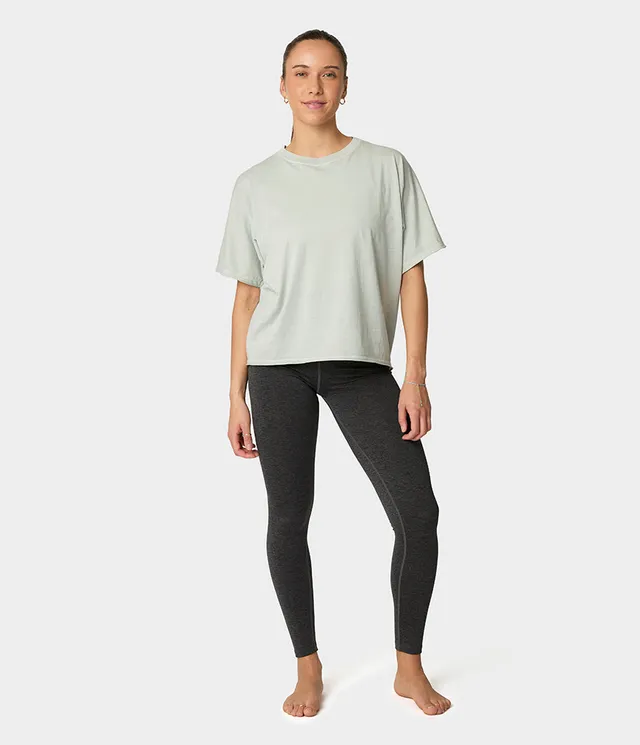 manduka-connection-maglietta-donna-cotone-biologico-cropped image 1