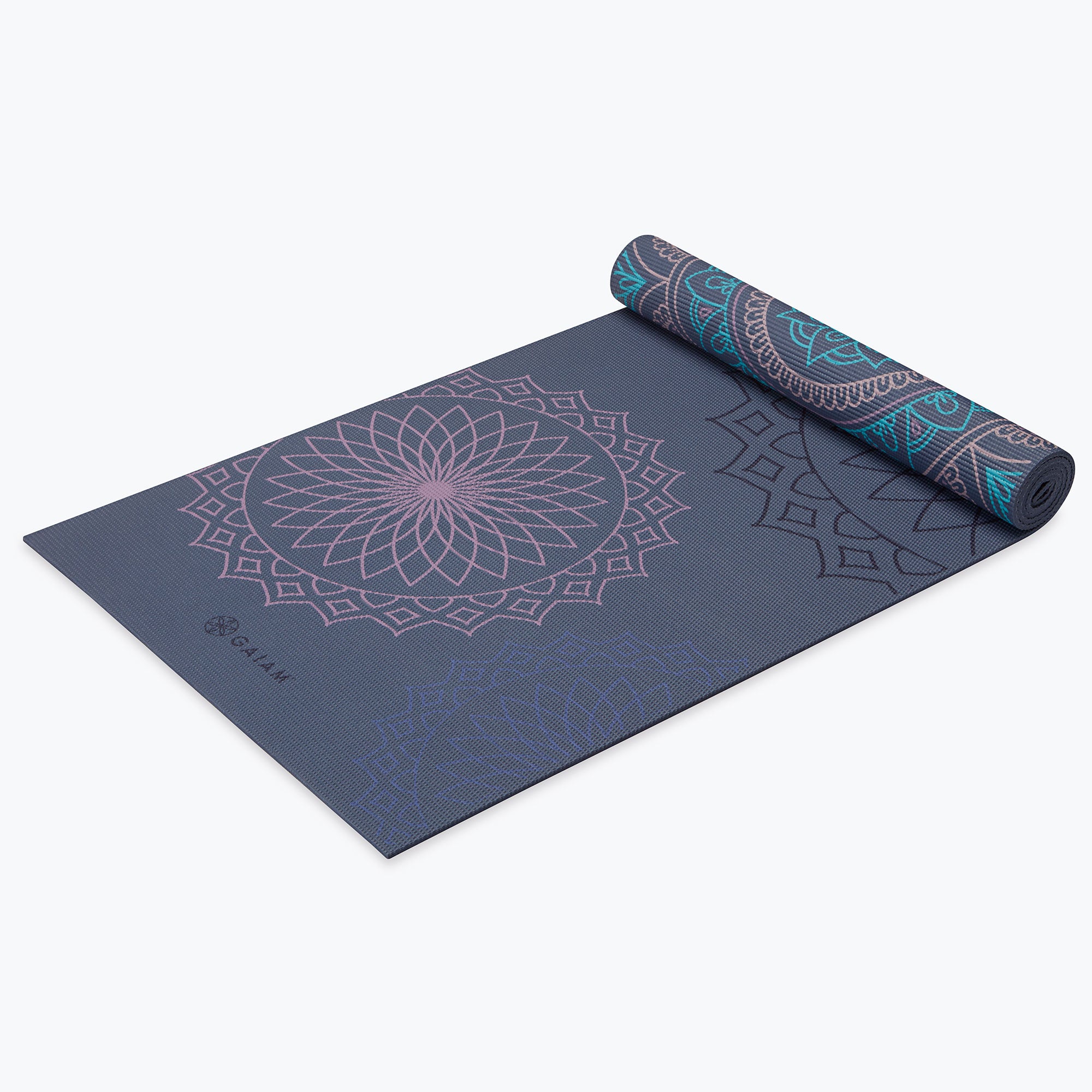 gaiam-premium-reversible-purple-illusion-tappetino-yoga-6mm image 7