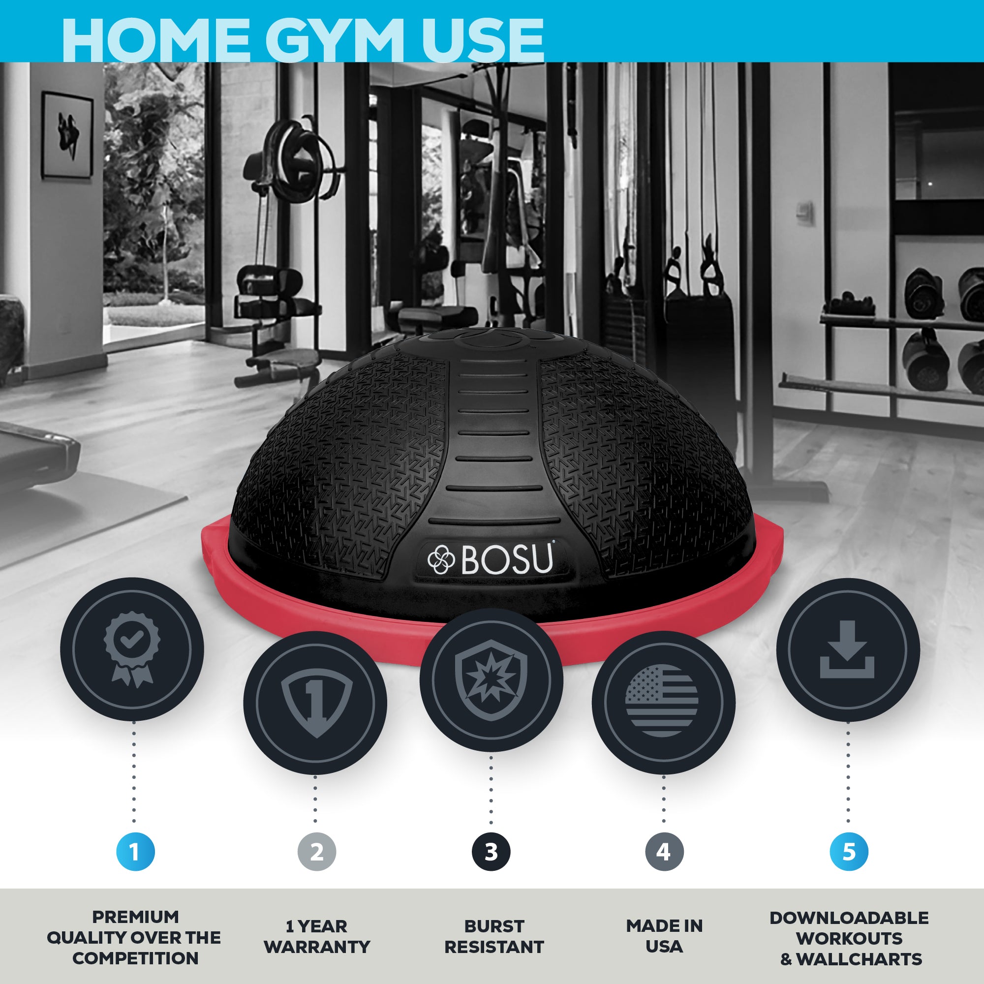 bosu-byob-nexgen-home-balance-trainer-cupola-colorata-personalizzabile image 3
