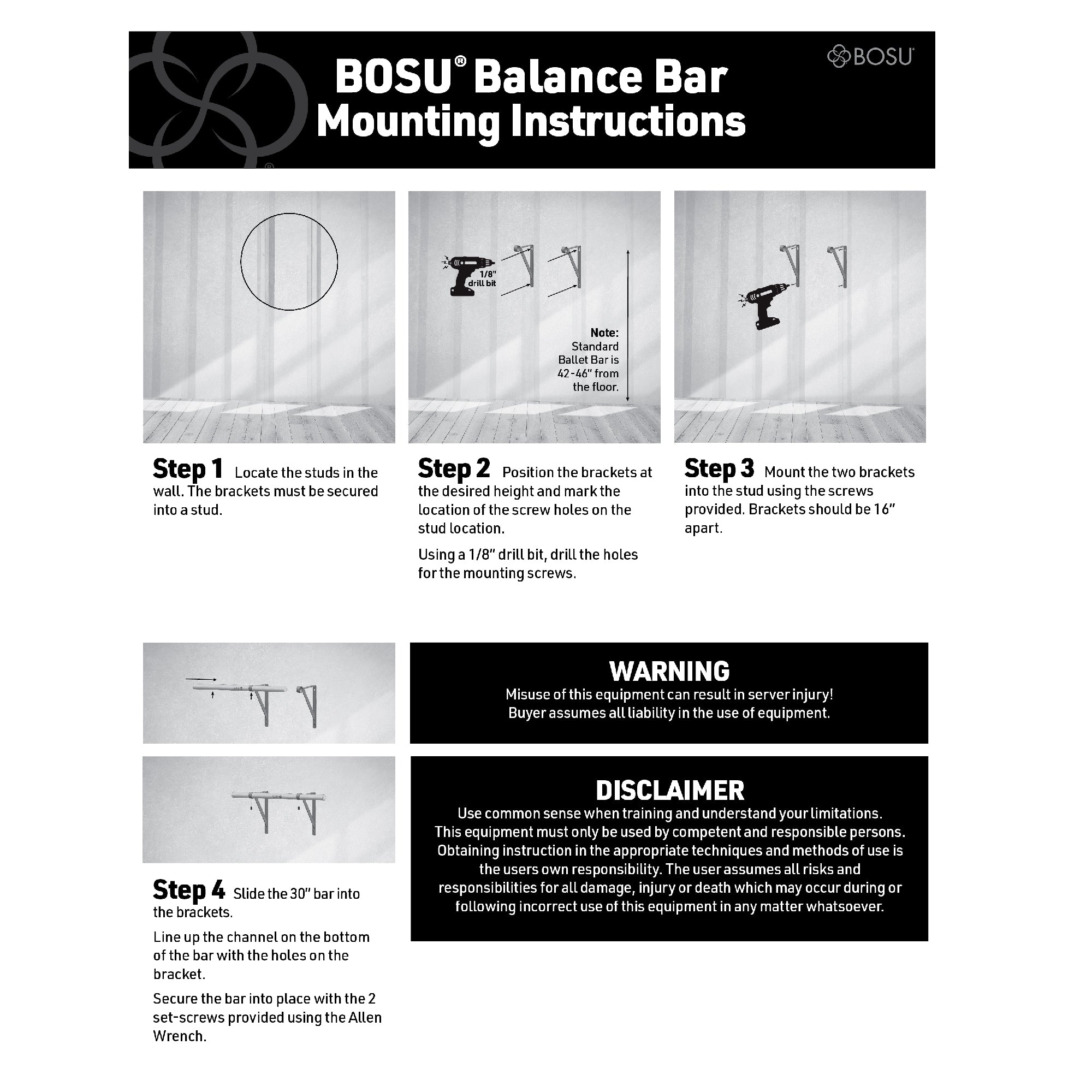 bosu-balance-bar-barra-di-supporto-per-balance-trainer image 4