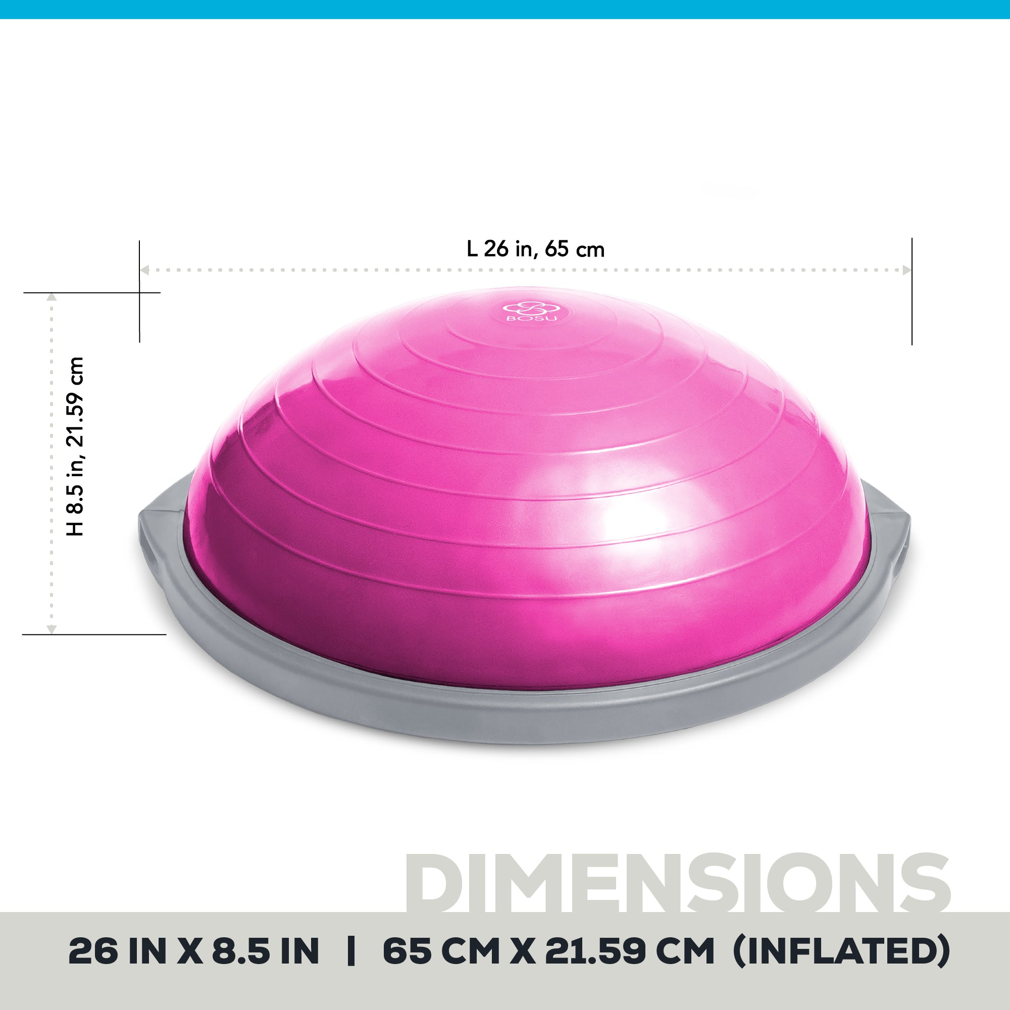 bosu-pro-balance-trainer-attrezzo-balance-professionale-uso-commerciale image 4