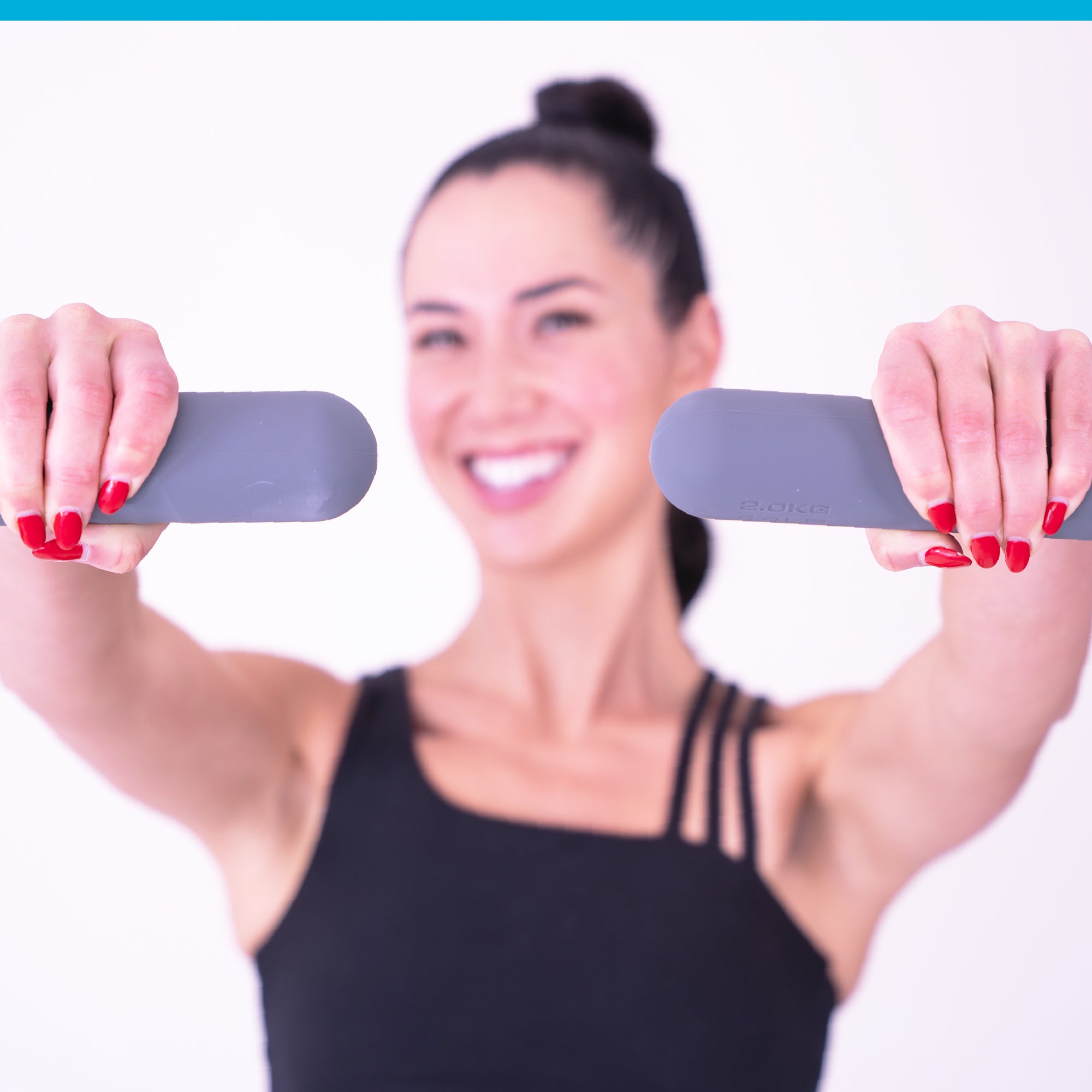 bosu-hand-weights-2kg-4-4lb-manubrio-rivestito-silicone image 7