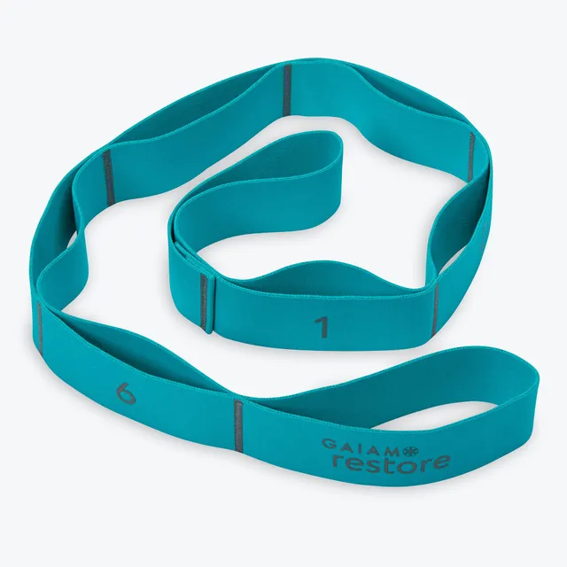 gaiam-resistance-band-stretch-strap-cinghia-stretching image 1